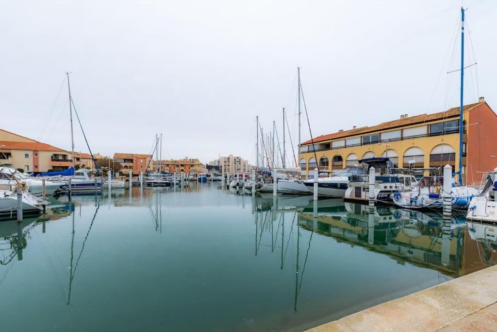 La Perle Du Port * Terrasse * Clim * Mer A 5 Min * Chambre * カルノン・プラージュ エクステリア 写真